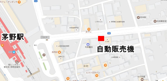 JR茅野駅前の地図