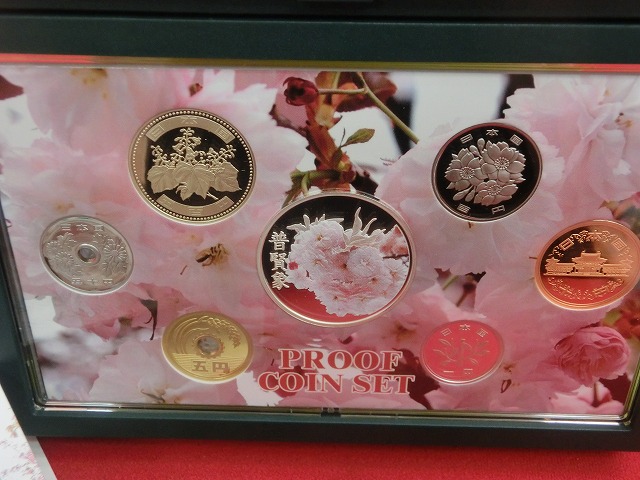2008　桜の通り抜け  普賢象 プルーフ貨幣セット  造幣局発行