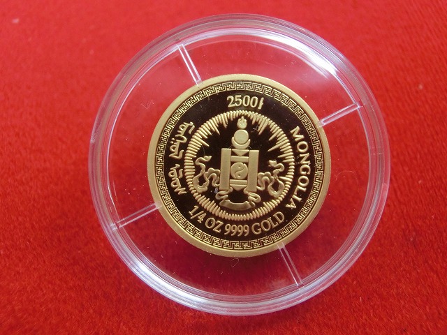 トゥグルグ金貨　2500 　1/4oz　管理番号023