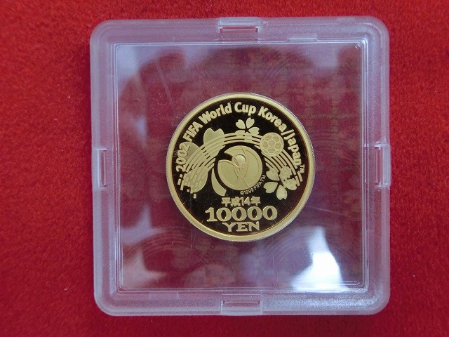 FIFAワールドカップ記念　2002　1万円金貨